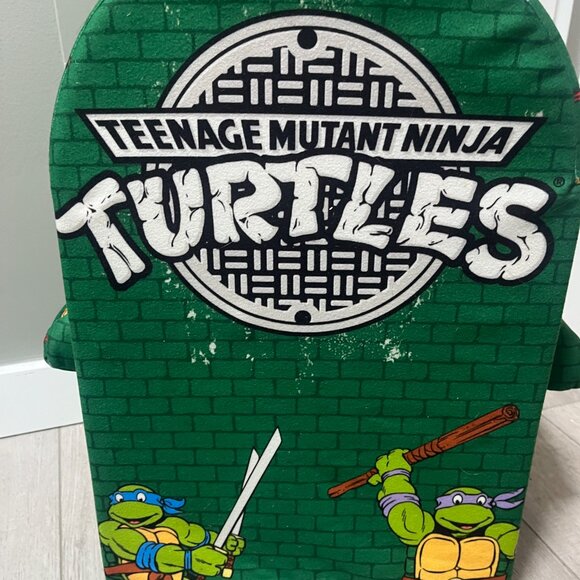 TMNT Teenage Mutant Ninja Turtles Kids Chair Vintage Foam 21" x 17.5" vintage - Picture 8 of 16